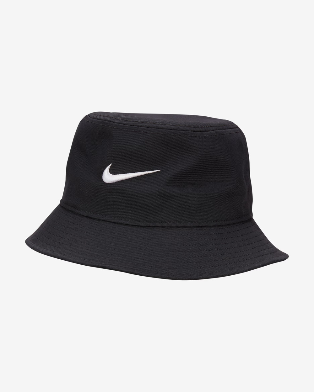 Nike Apex Swoosh Bucket Hat Golf Fishing Hat Small S Black UPF FB5382 010 NWT